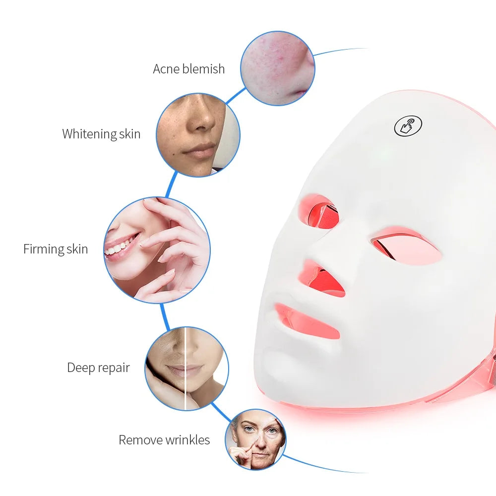 Rechargeable LED Beauty Mask – Anti-Ageing & Whitening