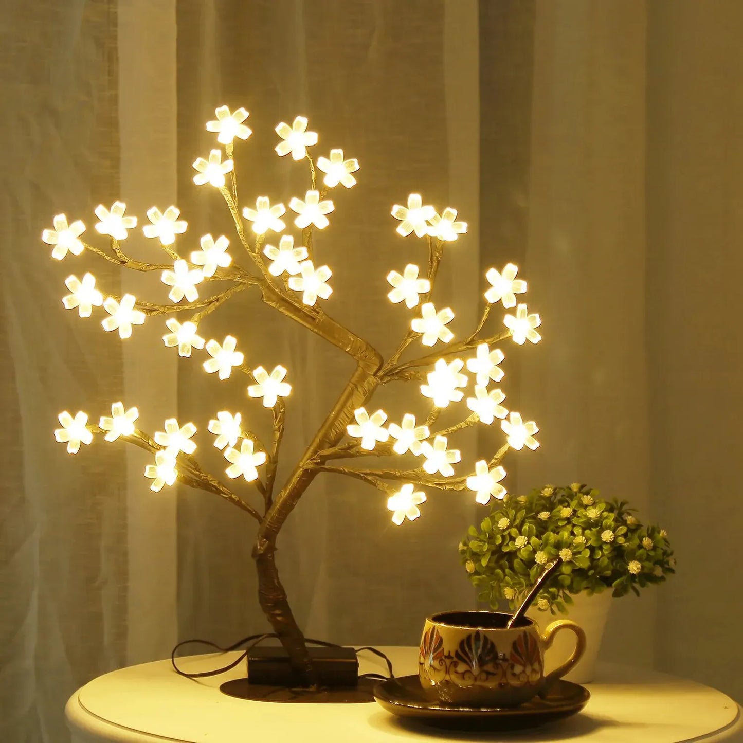 Festive Ambience: 40LED Cherry Blossom Tree Light