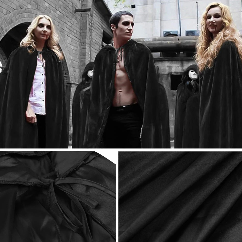 Long Halloween Cloak Wizard Vampire