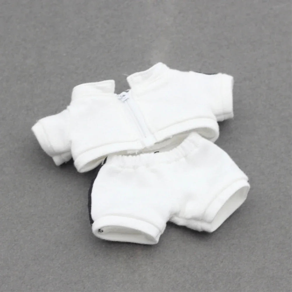 Labubu 17cm Doll Outfit – Tennis Sportswear Set with Cap, Shoes & Racket