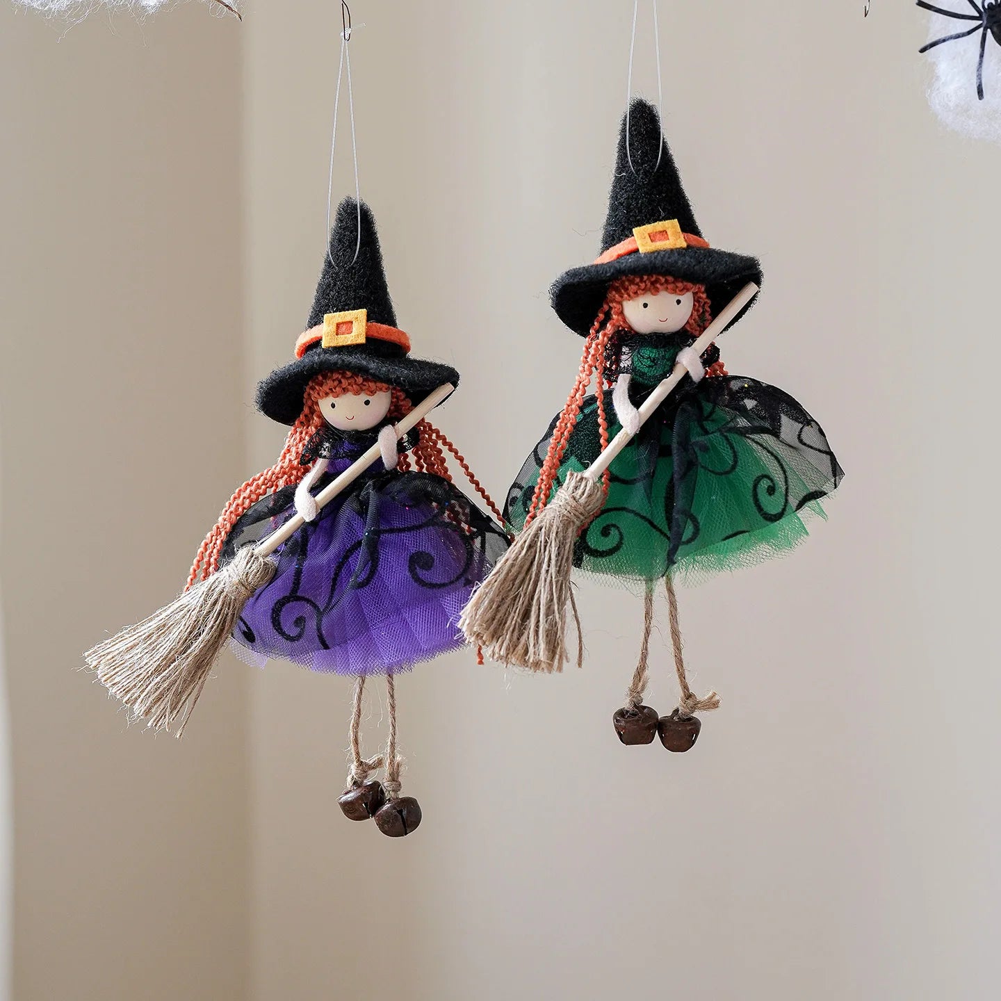 Halloween Pendants: Cat, Witch & Pumpkin