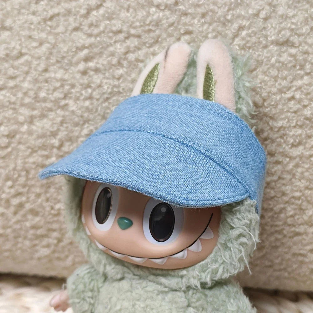 Labubu 17cm Doll Outfit – Tennis Sportswear Set with Cap, Shoes & Racket