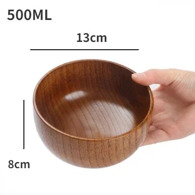 Japanese Wooden Bowls Jujube Wood