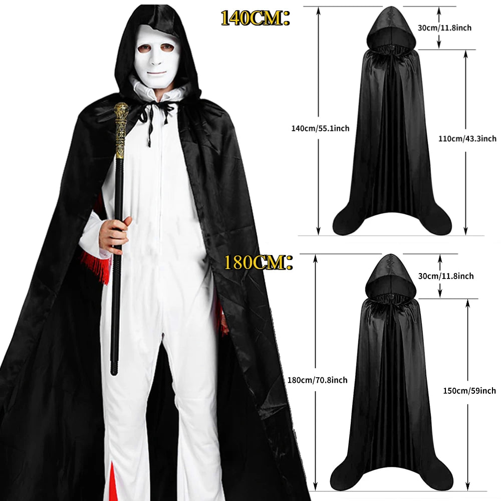 Long Halloween Cloak Wizard Vampire