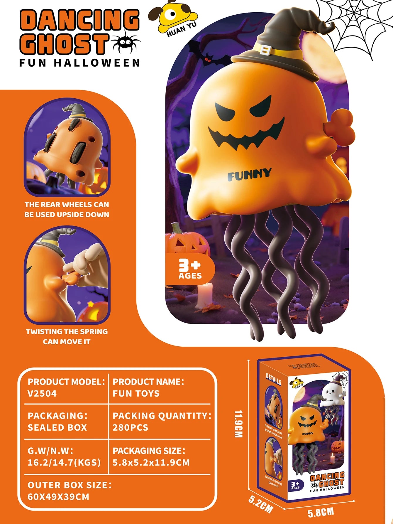 Magical Dancing Ghost Toy