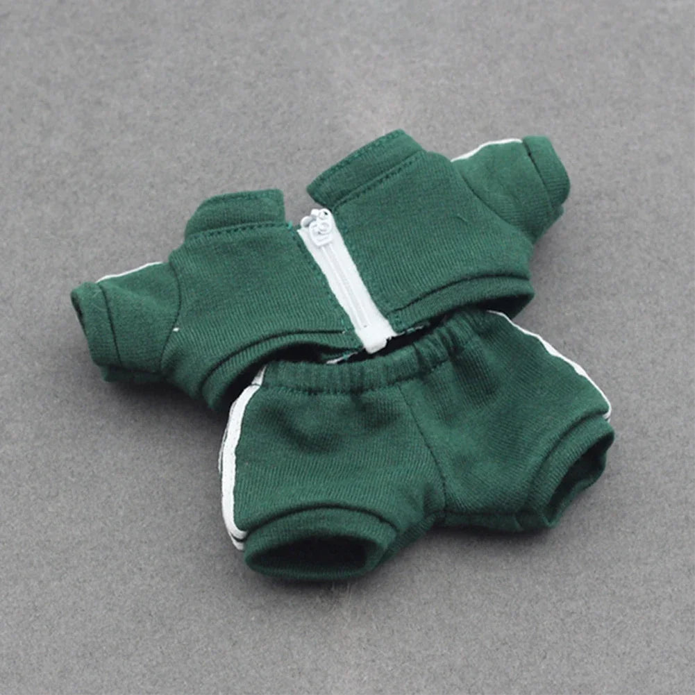 Labubu 17cm Doll Outfit – Tennis Sportswear Set with Cap, Shoes & Racket