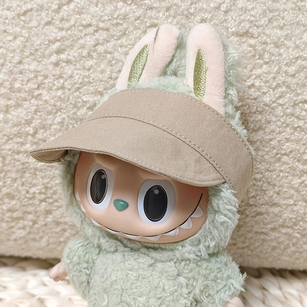 Labubu 17cm Doll Outfit – Tennis Sportswear Set with Cap, Shoes & Racket
