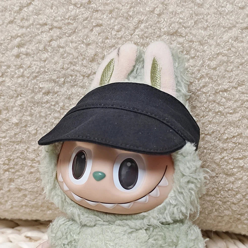 Labubu 17cm Doll Outfit – Tennis Sportswear Set with Cap, Shoes & Racket