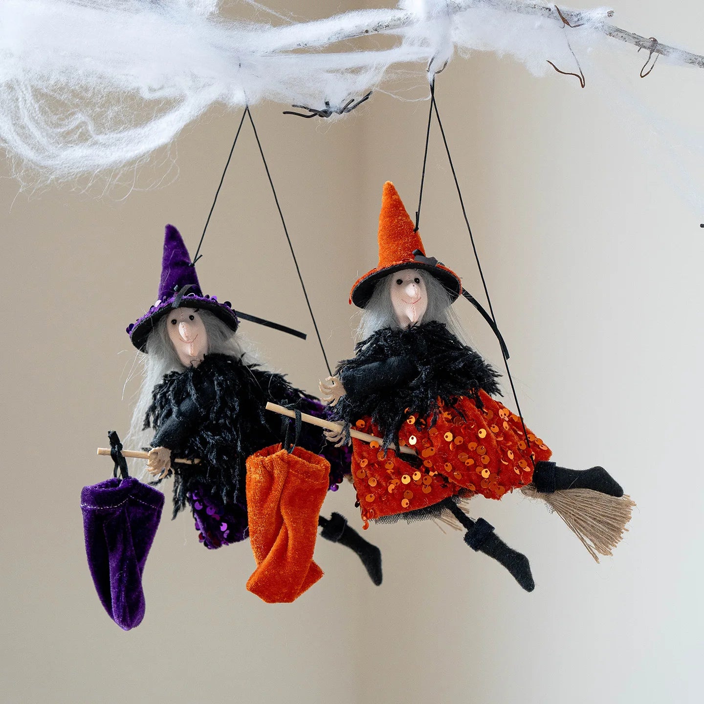 Halloween Pendants: Cat, Witch & Pumpkin