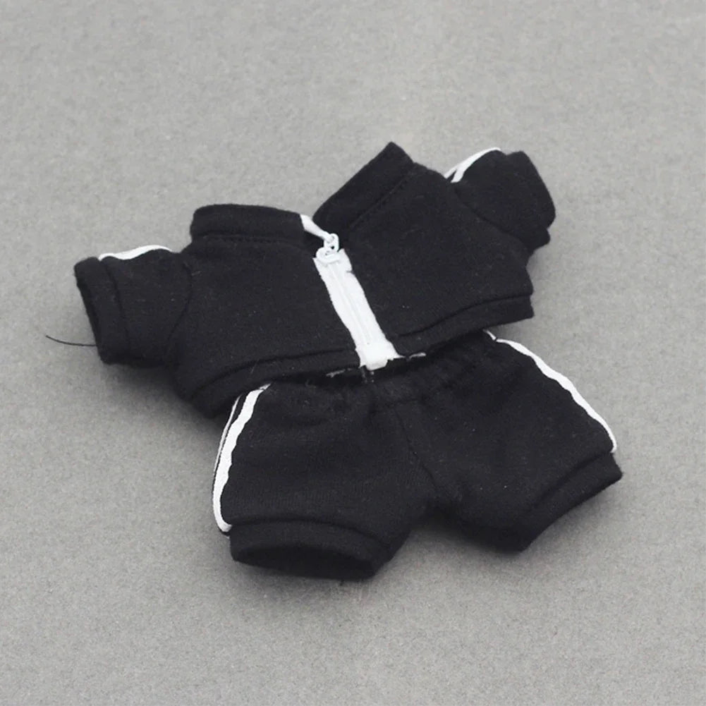 Labubu 17cm Doll Outfit – Tennis Sportswear Set with Cap, Shoes & Racket