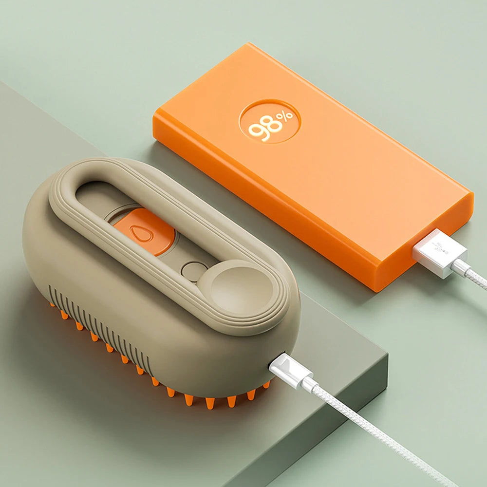 Brosse de toilettage électrique 3 en 1 pour animaux de compagnie, épilation et massage pour chiens et chats