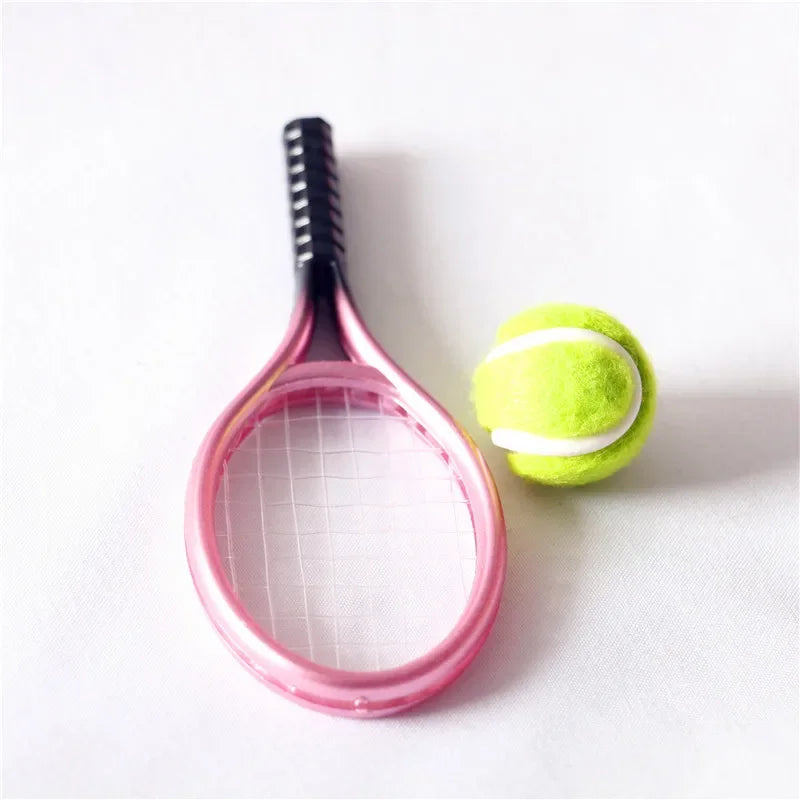 Labubu 17cm Doll Outfit – Tennis Sportswear Set with Cap, Shoes & Racket