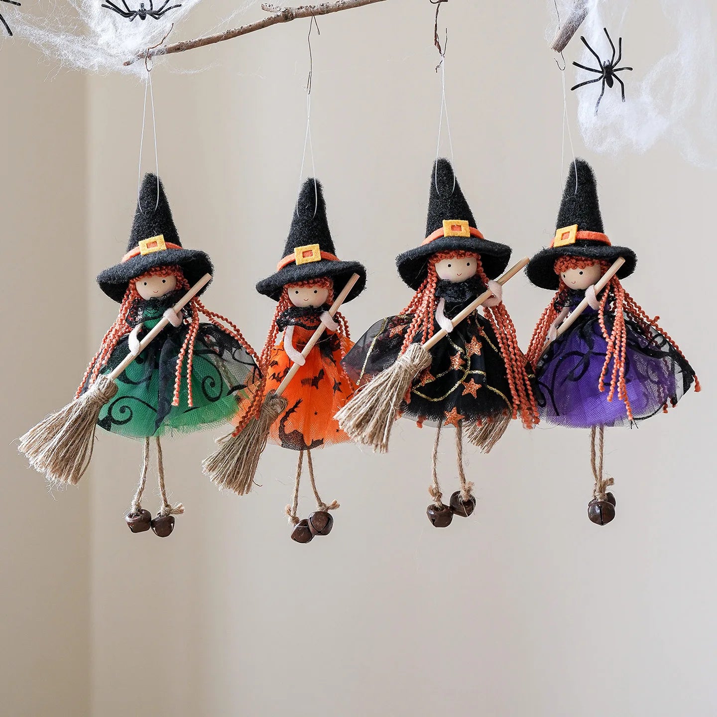 Halloween Pendants: Cat, Witch & Pumpkin