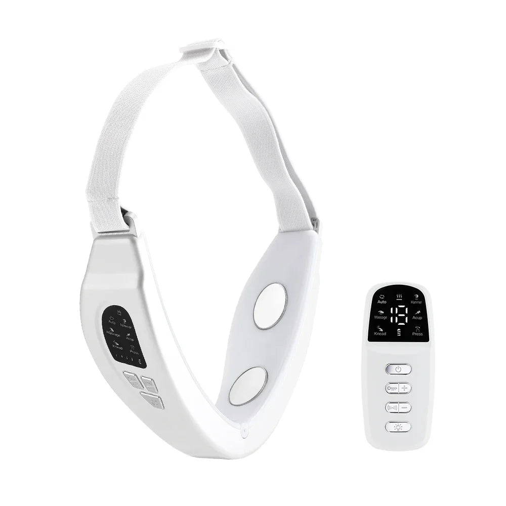 5-in-1 Face Lifting Massager – Double Chin Reducer with Remote Control