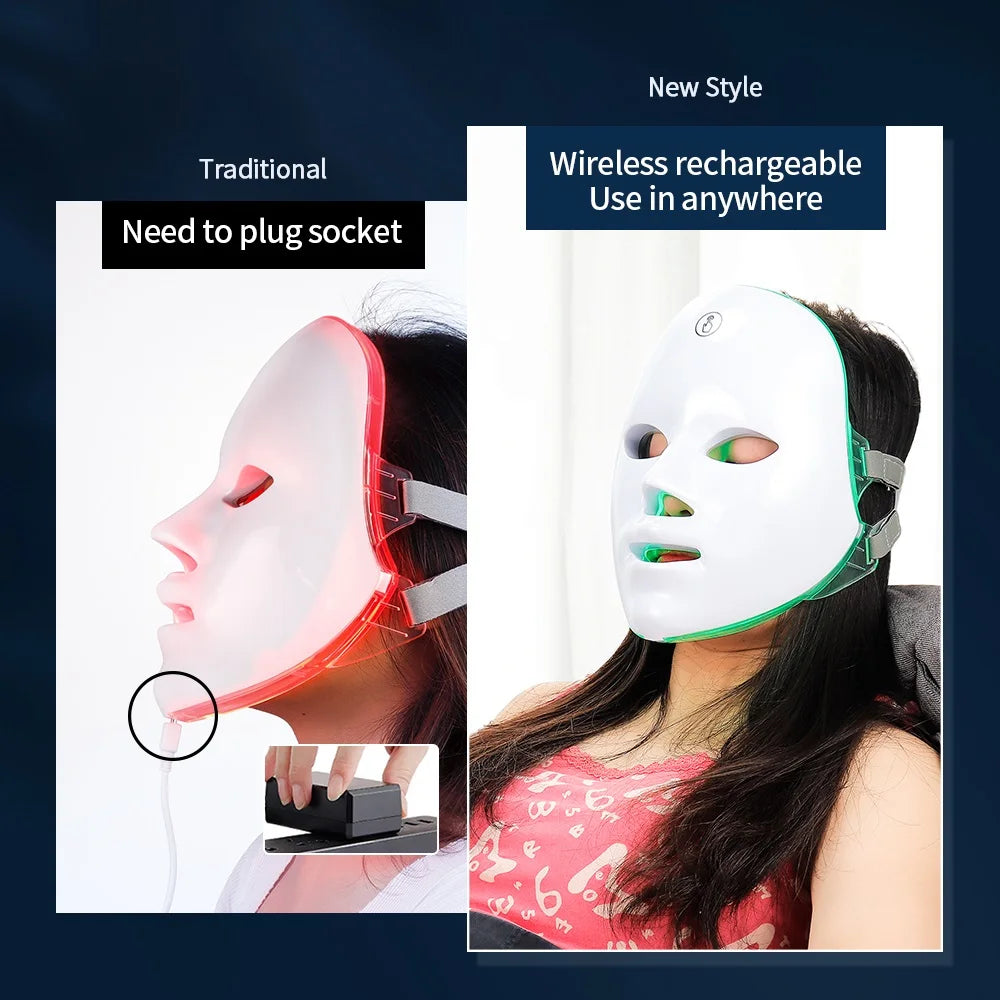 Rechargeable LED Beauty Mask – Anti-Ageing & Whitening