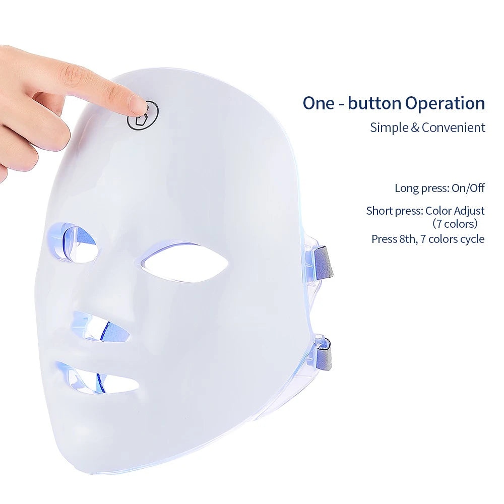 Rechargeable LED Beauty Mask – Anti-Ageing & Whitening