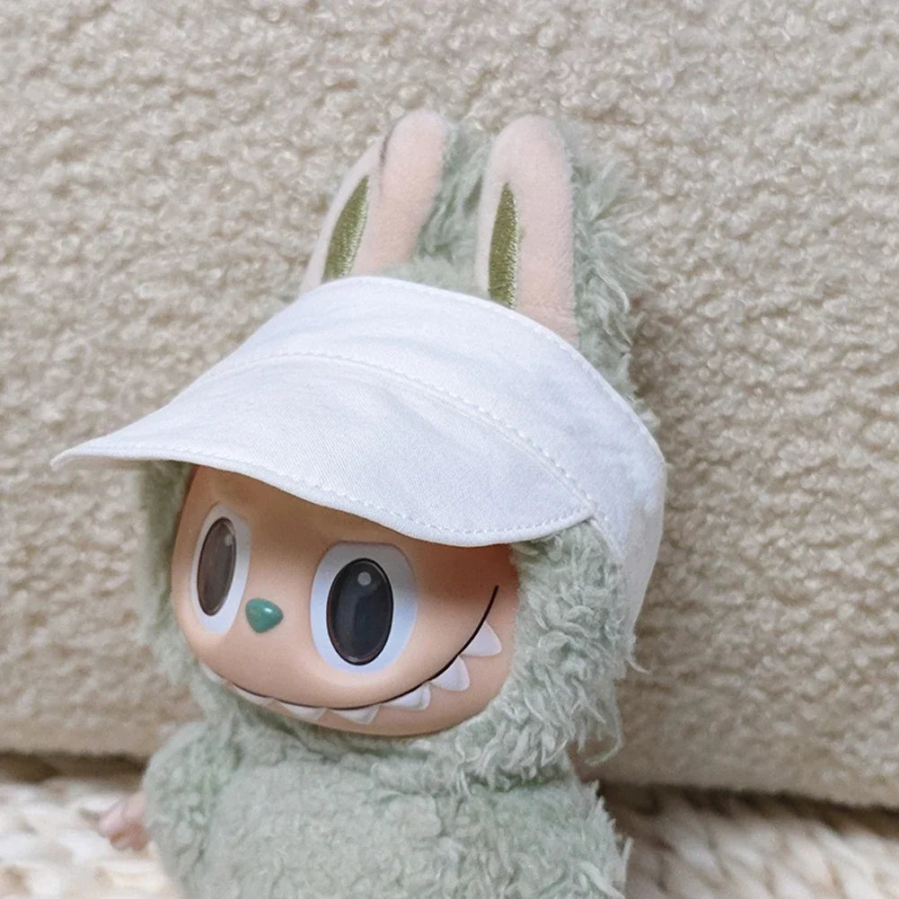 Labubu 17cm Doll Outfit – Tennis Sportswear Set with Cap, Shoes & Racket