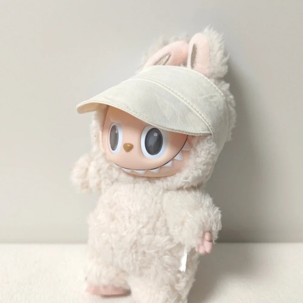 Labubu 17cm Doll Outfit – Tennis Sportswear Set with Cap, Shoes & Racket