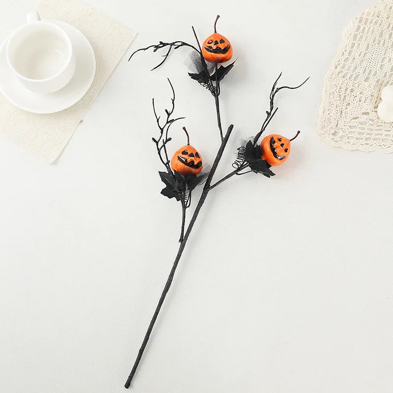 Rustic Pumpkin Bouquet – Haunted Table Centerpiece