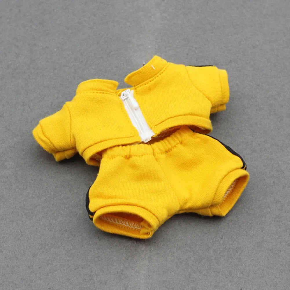 Labubu 17cm Doll Outfit – Tennis Sportswear Set with Cap, Shoes & Racket