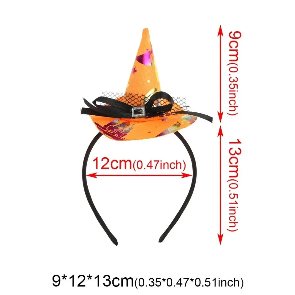 Pointed Witch Hat Hairband – Fun Halloween Costume Accessory