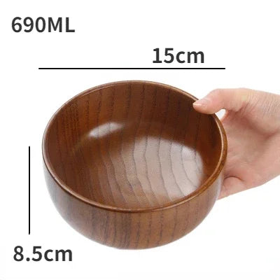Japanese Wooden Bowls Jujube Wood