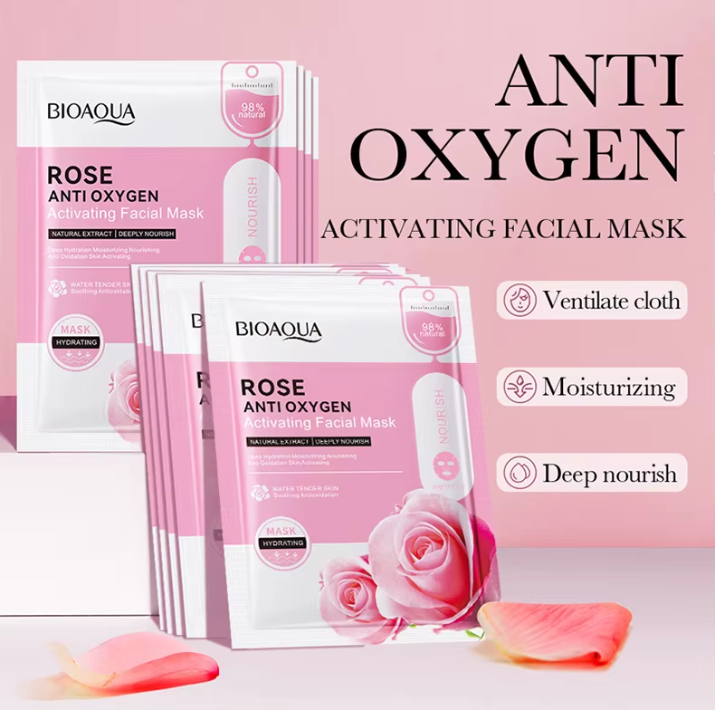 BIOAQUA Snail Hyaluronic Acid Face Masks – Deep Hydration & Anti-Ageing