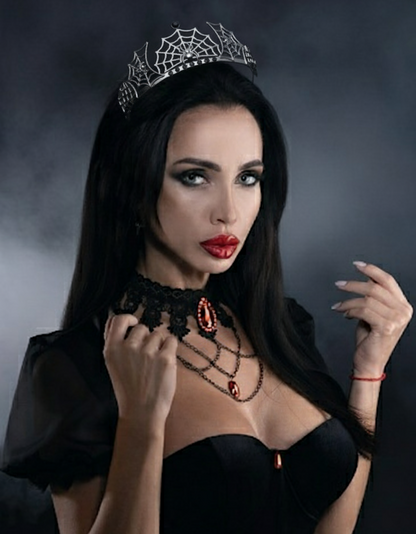 Gothic Spider Web Crown - Transform Into Dark Royalty Instantly