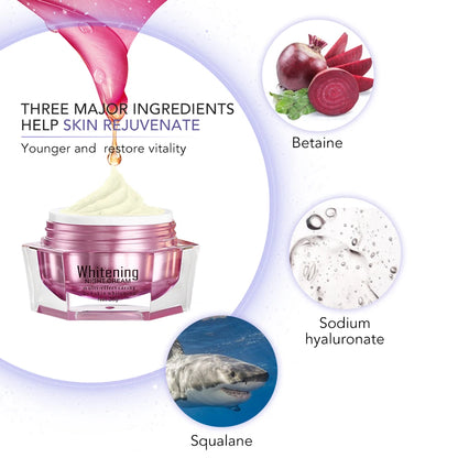 AILKE Collagen Face Cream – Anti-Wrinkle & Whitening Moisturiser -Hyaluronic Acid