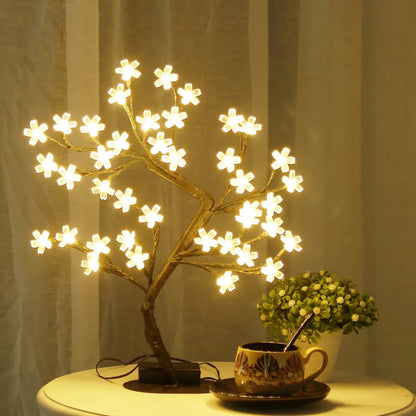 Festive Ambience: 40LED Cherry Blossom Tree Light