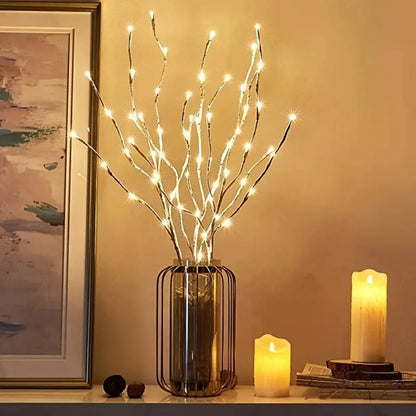 Design nordique : guirlandes lumineuses chaleureuses et festives de 72 cm pour la maison