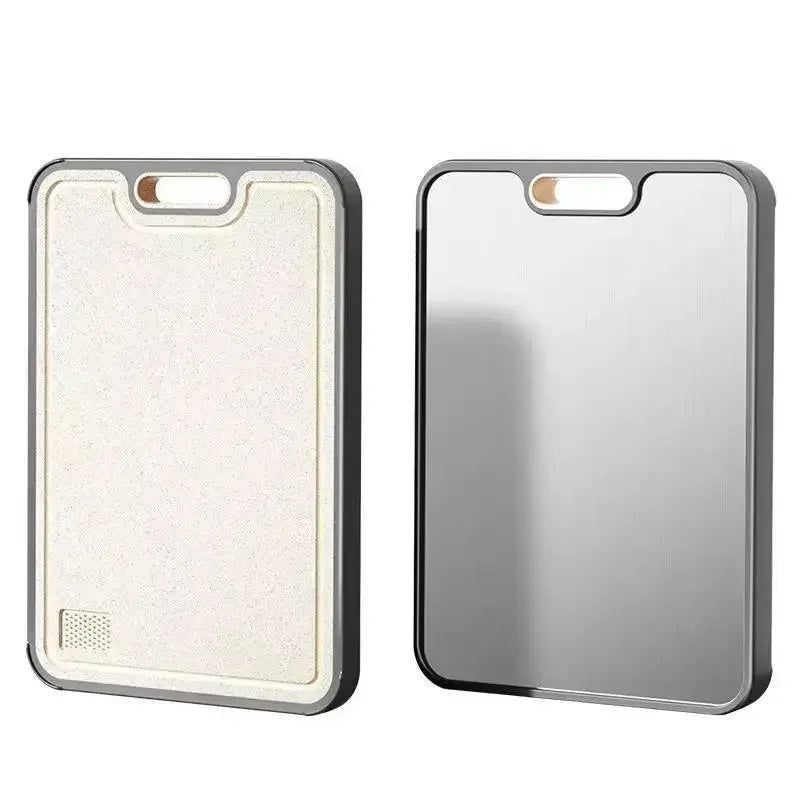 Tabla de cortar de doble cara - Titanio puro y PP de paja de trigo