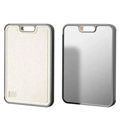 Tabla de cortar de doble cara - Titanio puro y PP de paja de trigo