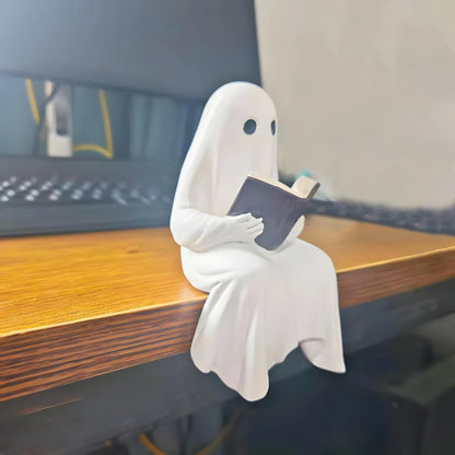 Halloween Ghost Figurine Multiple Angles - Cute Spooky Decoration | Home Living Accessories