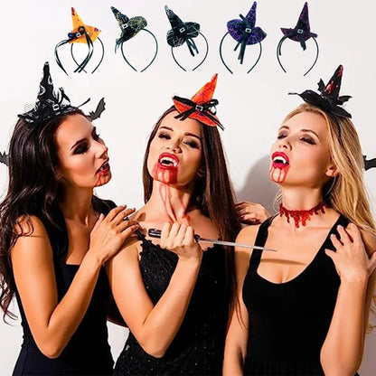 Pointed Witch Hat Hairband – Fun Halloween Costume Accessory