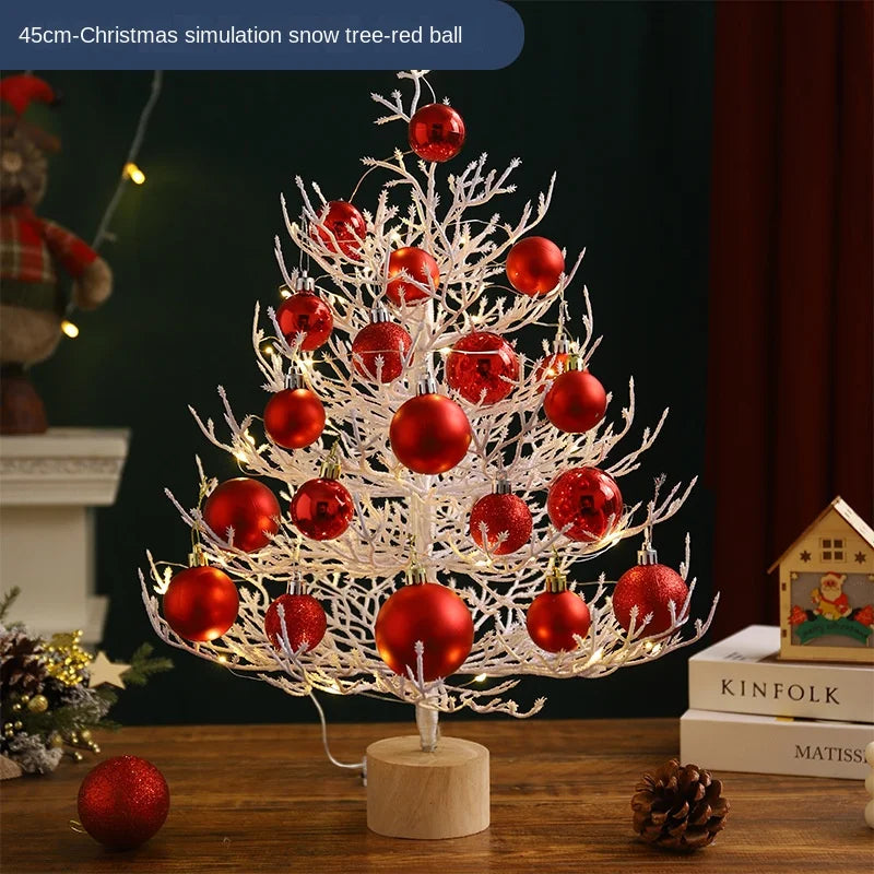 White Simulation LED Twig Christmas Tree