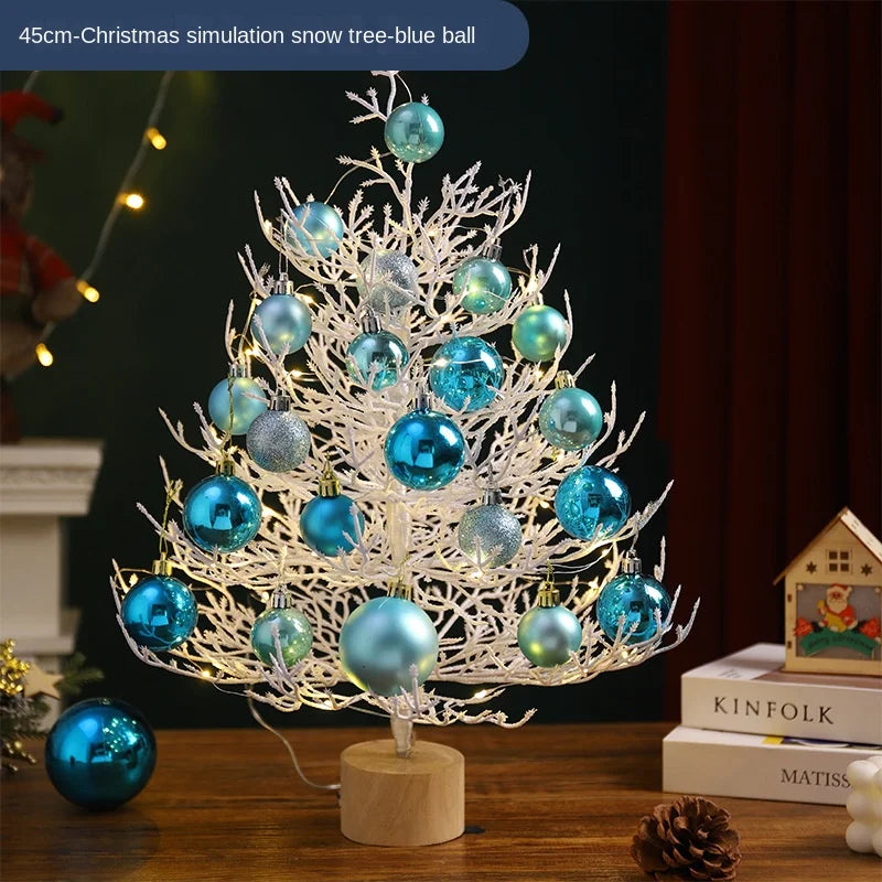 White Simulation LED Twig Christmas Tree