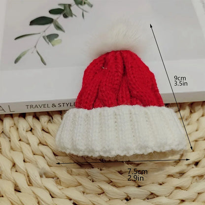 For 17cm Labubu V2 V1 Plush Idol Doll's Clothing  Christmas Cloak Sweater Hat Set Gift Labubu Clothes  Labubu ropa