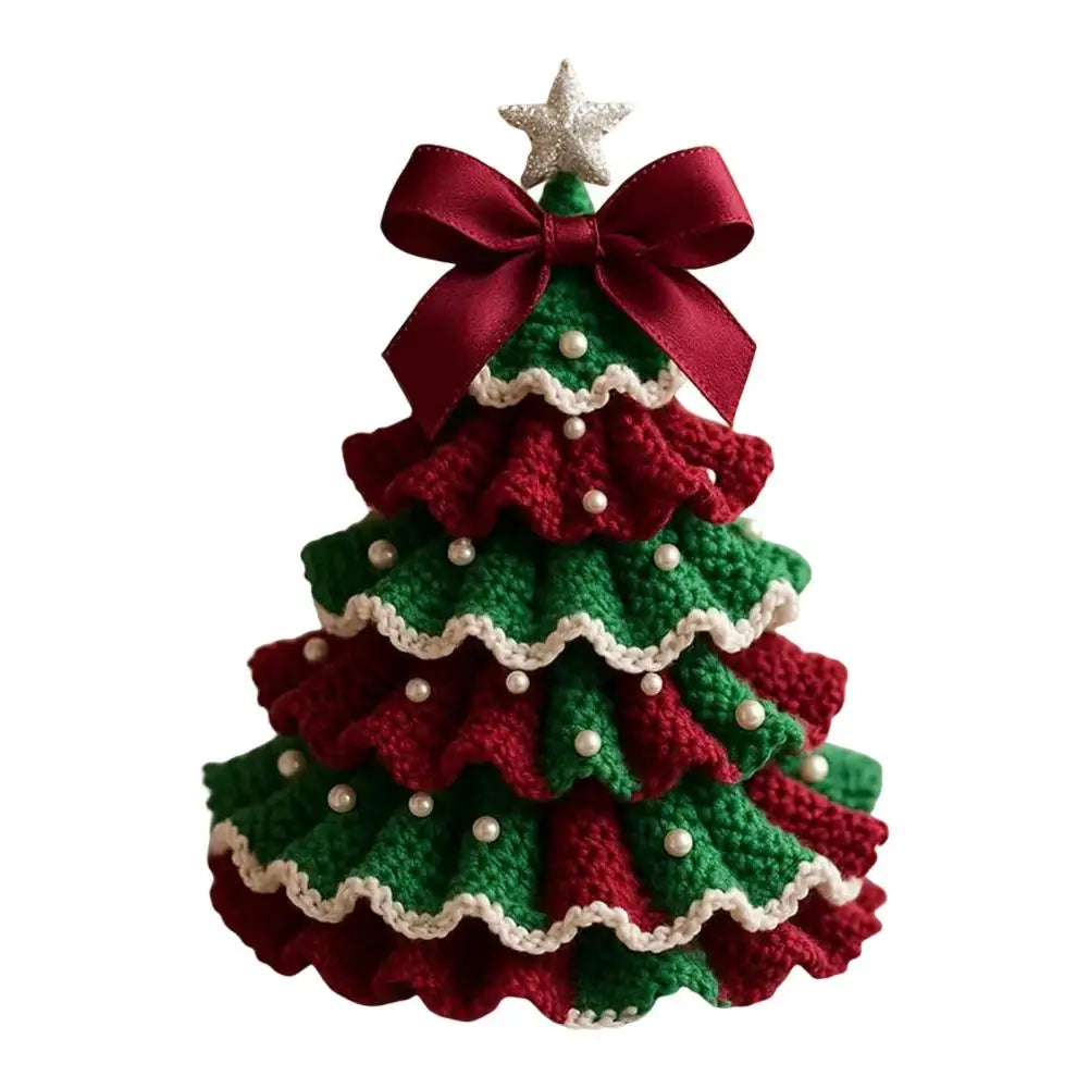 Unique Christmas Ornament: Premium Crochet Tree - Ideal Gift and Cosy Home Accent