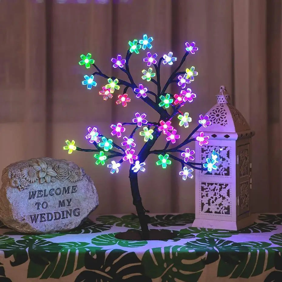 Festive Ambience: 40LED Cherry Blossom Tree Light
