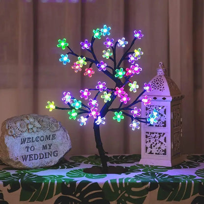 Festive Ambience: 40LED Cherry Blossom Tree Light
