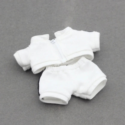 Labubu 17cm Doll Outfit – Tennis Sportswear Set with Cap, Shoes & Racket