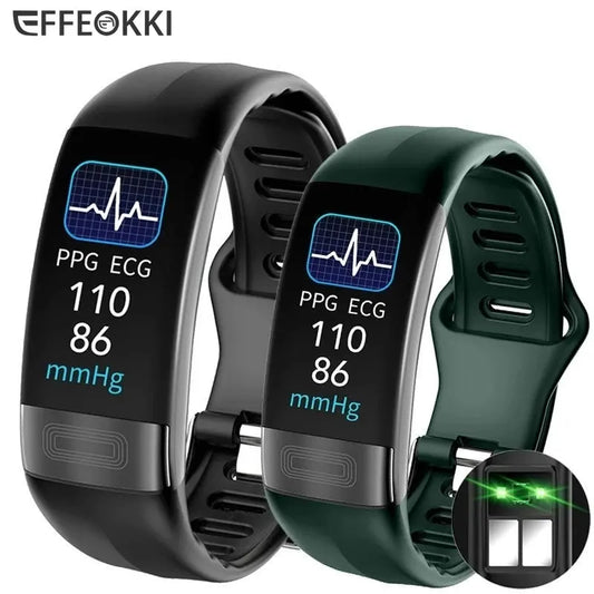Advanced ECG+PPG Fitness Smartwatch – All-in-One Health Tracker for Men & Women