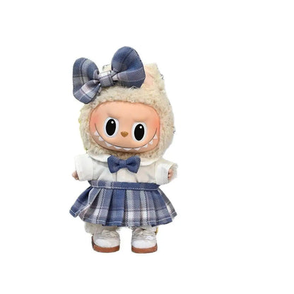 Labubu 17cm Doll Outfit – Sweet Strap Skirt Dress (4 Colours)