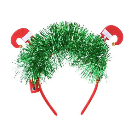 Christmas LED Light-Up Headband – Glowing Festive Headwear for Kids