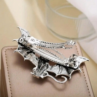 Gothic Bat Cat Hair Clip