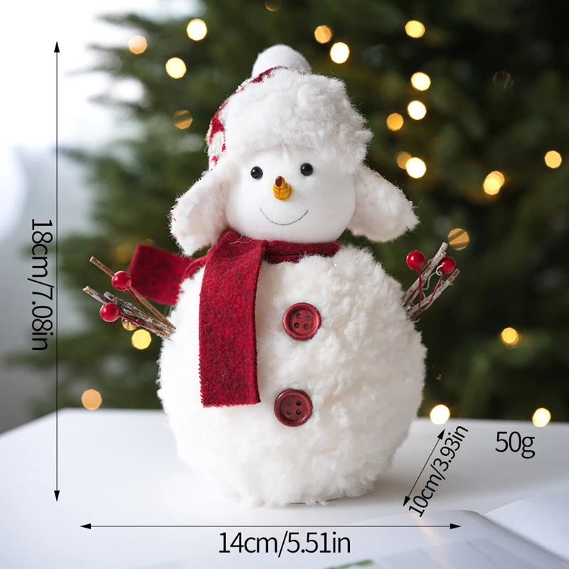 Hygge Plush Snowman Doll – Cosy Christmas Decoration and Perfect Festive Gift
