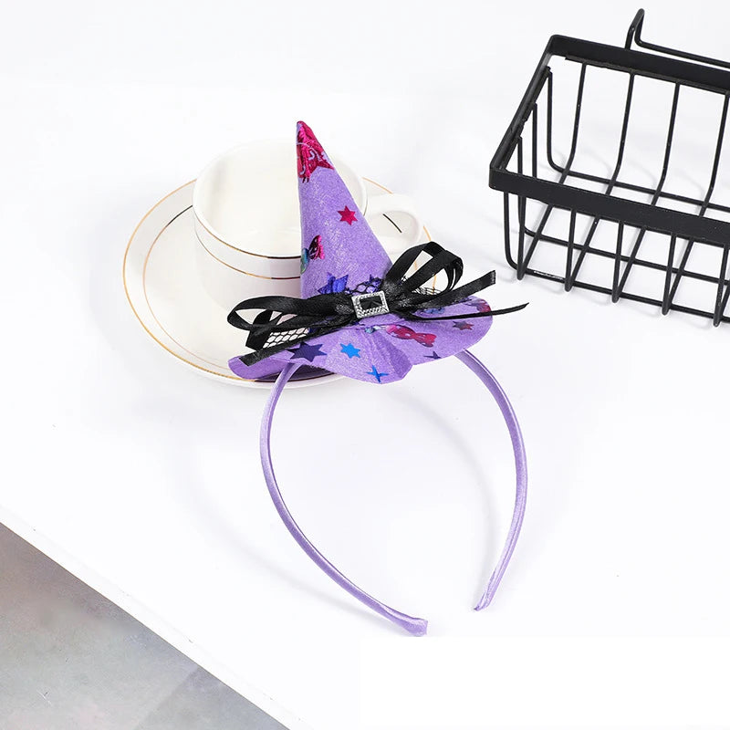 Pointed Witch Hat Hairband – Fun Halloween Costume Accessory