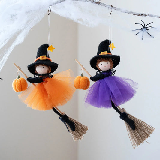 Halloween Pendants: Cat, Witch & Pumpkin