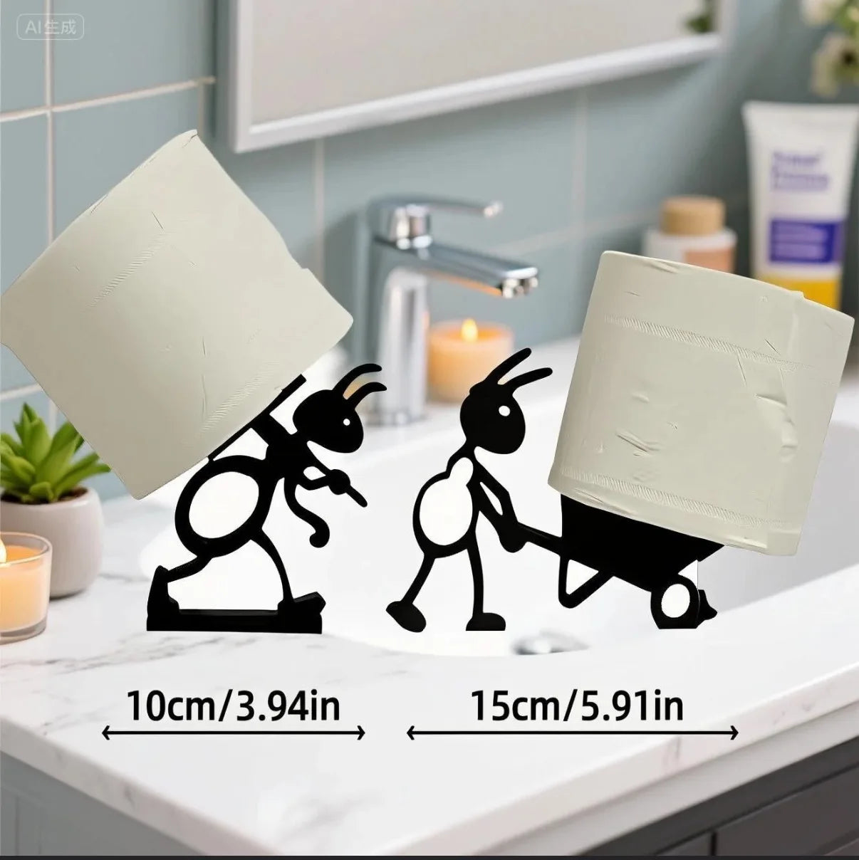 Creative Ant Tissue Roll Holder (2 Models)